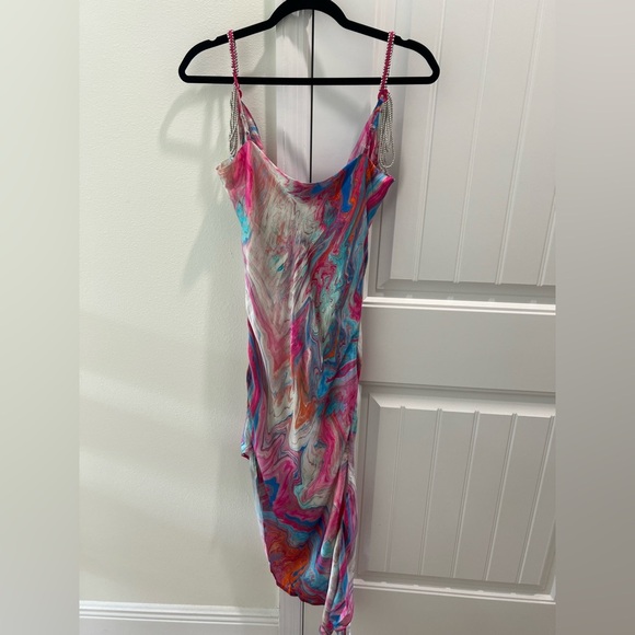 NWT My Beachy Side Cotton Candy High Low dress $395 | MEDIUM - Picture 11 of 13